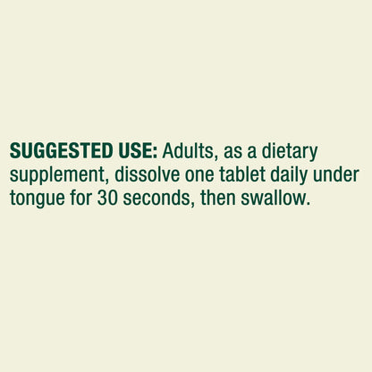 Spring Valley Vitamin B12 Quick-Dissolve Tablets Dietary Supplement, 2,500 Mcg, Cherry, 60 Count