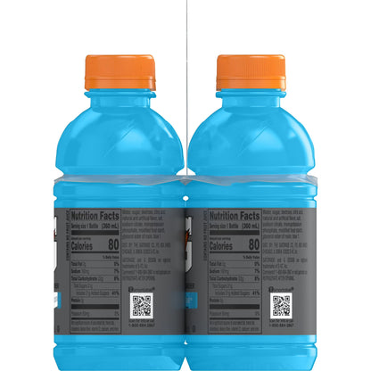 Gatorade Thirst Quencher Cool Blue Sports Drinks, 12 fl oz, 12 Count Bottles