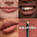 NYX Professional Makeup Slim Lip Pencil, Long-Lasting Creamy Lip Liner, Mauve, 0.035 oz