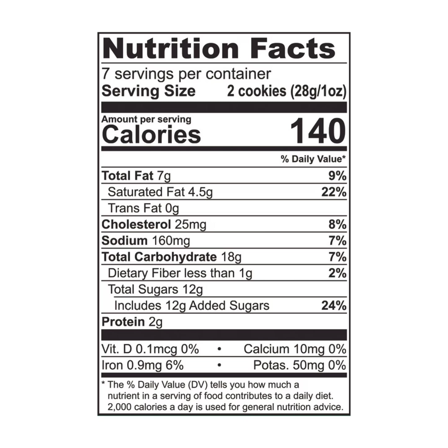 (3 pack) Tate's Bake Shop Chocolate Chip Cookies, 7 oz