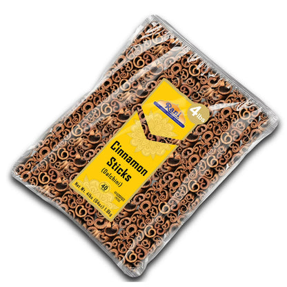 Rani Cinnamon Sticks 64oz (4lbs) 1.81kg Bulk Bag - 350-400 Sticks - Strong Aroma, Perfect for Baking, Cooking & Beverages | 3+ Inches Length - Cassia Saigon Cinnamon from Vietnam | Kosher
