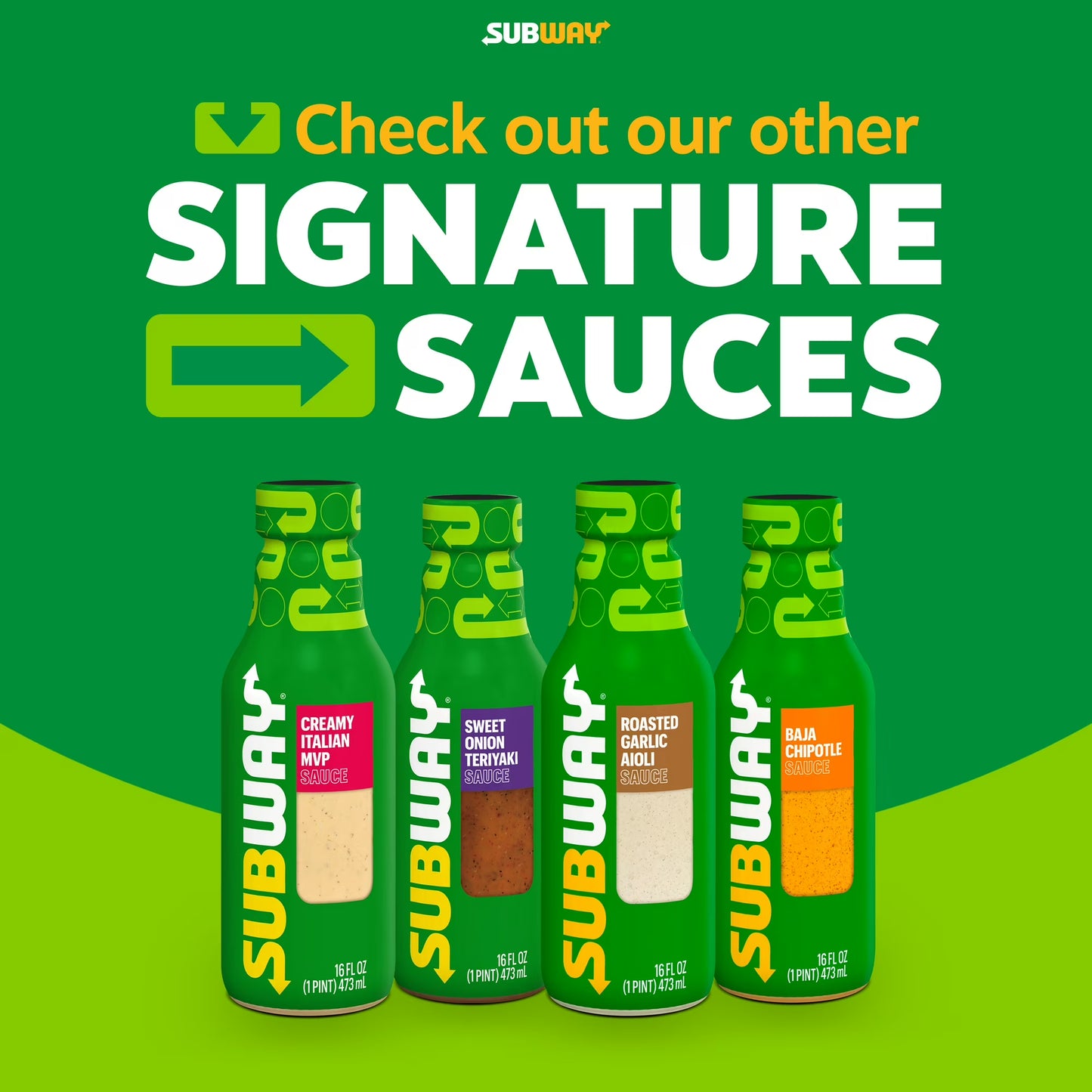 Subway Roasted Garlic Aioli Sauce, 16 fl. oz.
