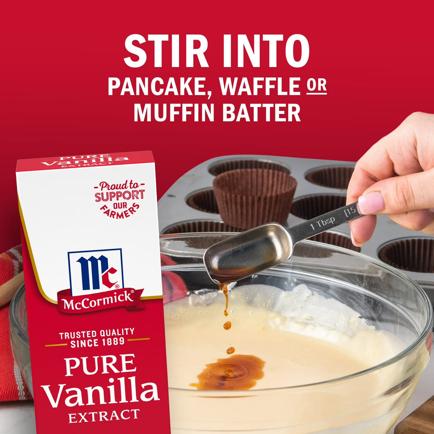 McCormick All Natural Pure Vanilla Extract, 4.0 fl oz Box