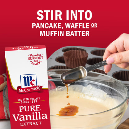 McCormick All Natural Pure Vanilla Extract, 4.0 fl oz Box