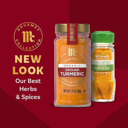 McCormick Gourmet Organic Ground Turmeric, 1.37 oz Bottle