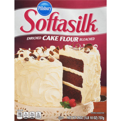 (6 pack) Pillsbury Softasilk Cake Flour, 26 oz Box