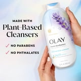 Olay Fresh Radiance Body Wash with Essence of Birch Water and Lavender, Vitamin B3 and Antioxidant Blend, 22 fl oz