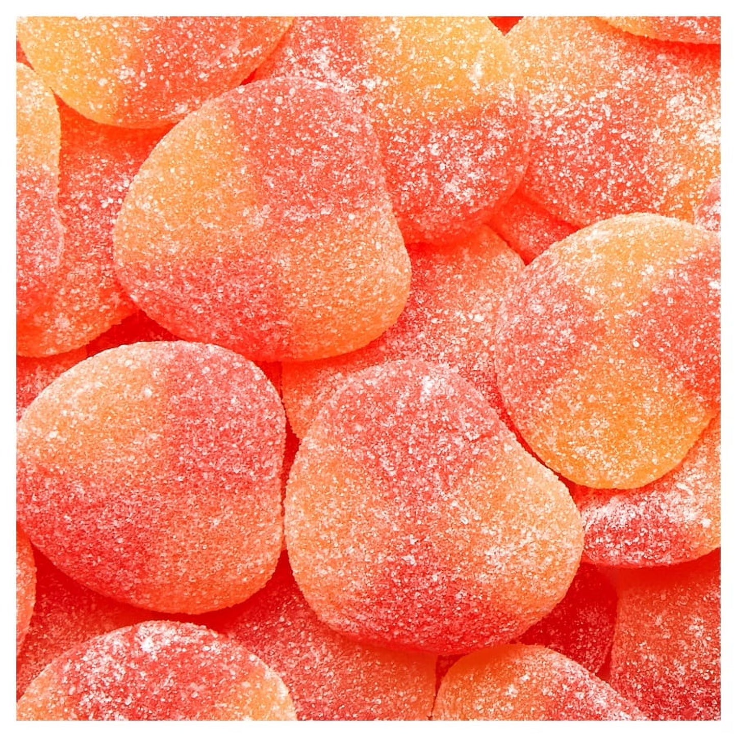HARIBO Peaches Gummies Fruity Peach Flavor Gummy Candy, 8 oz, Share Size Bag