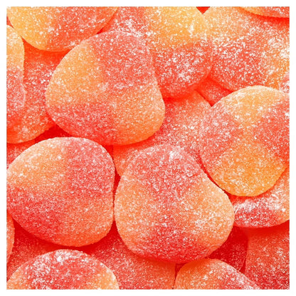 HARIBO Peaches Gummies Fruity Peach Flavor Gummy Candy, 8 oz, Share Size Bag