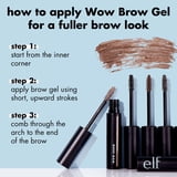 e.l.f. Wow Brow Gel, Brunette, 0.12 oz