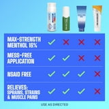 (2 pack) Icy Hot Original Pain Relief No-Mess Roll-On Applicator, Fast-Acting Pain Relief With Max Strength Menthol 16%, Contrast Therapy for Backaches, Joints, Muscle Strains and Arthritis, 2.5 oz
