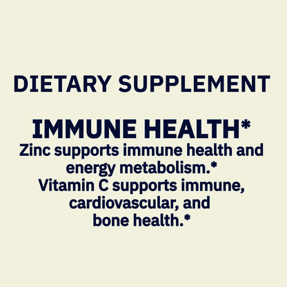 Spring Valley Fast Dissolve Zinc with Vitamin C, Chewable Tablets, Orange, 150 Count