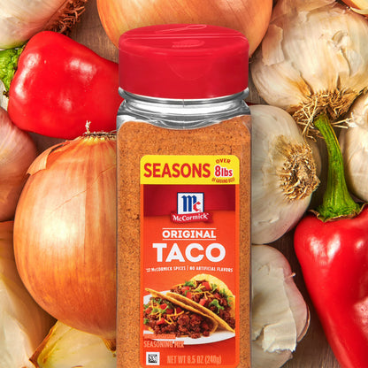McCormick Original Taco Seasoning Mix, 8.5 oz Bottle