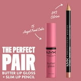 NYX Professional Makeup Butter Gloss Non-Sticky Lip Gloss, Angel Food Cake, 0.27 fl oz