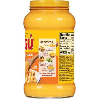 RAGU Double Cheddar Cheese Sauce, 16 oz, For Pasta Sauce and More