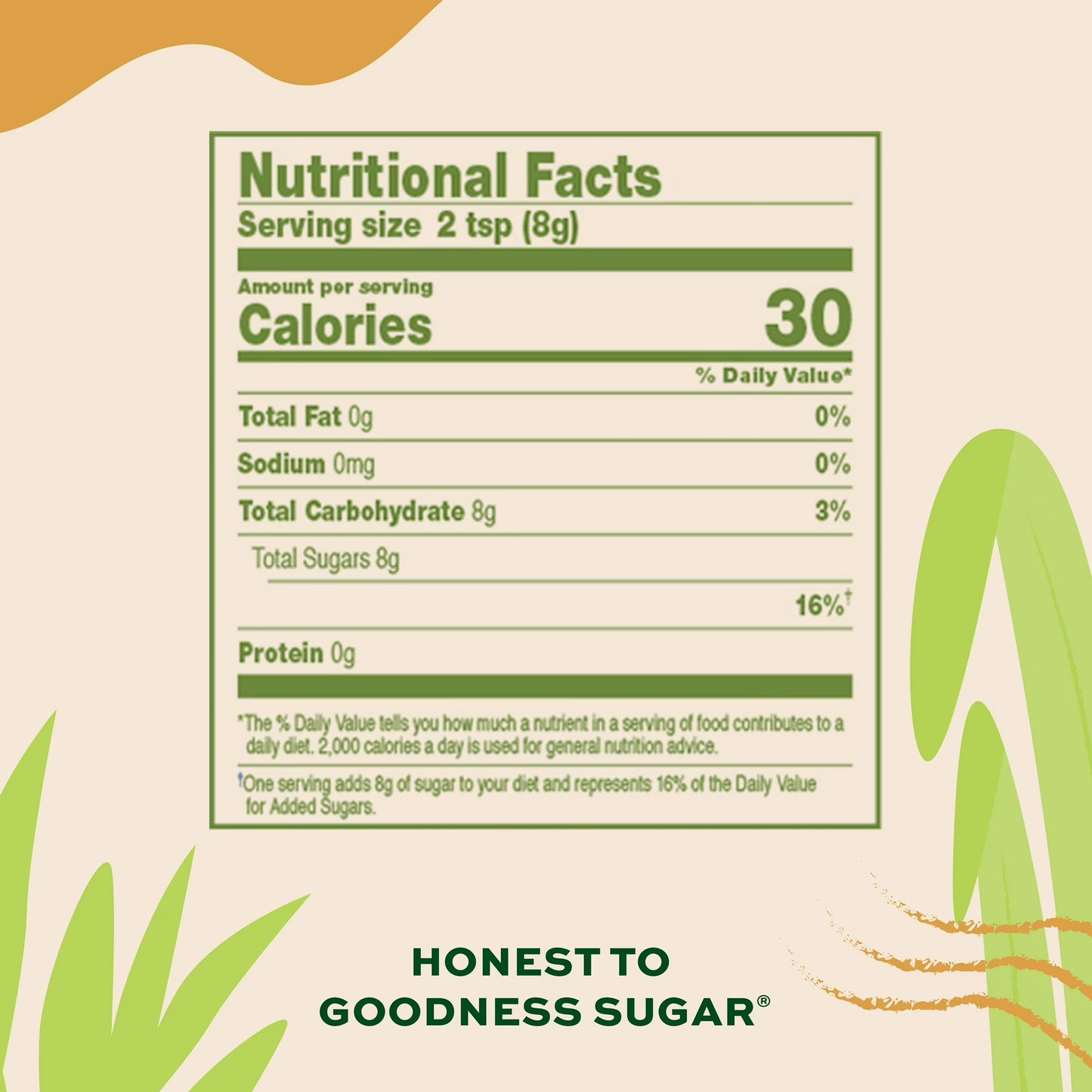 Florida Crystals Regenerative Organic Raw Cane Sugar, 48 oz Jug