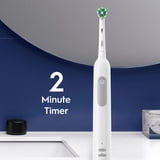 Oral-B Toothbrush, Pro 1000 Rechargeable Electric Toothbrush, White, 1 Count, Adults and Children 3+
