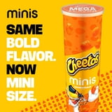(4 pack) Cheetos Brand Minis Flamin’ Hot Cheese Flavored Canister, 3.625 oz (Packaging may vary)