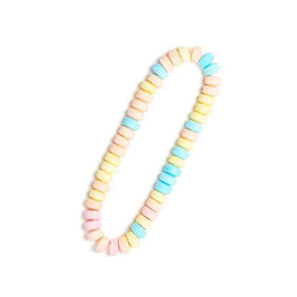 36 Candy Necklaces Individually Wrapped, Nostalgic Pastel Candy Jewelry Perfect for Party Favors, Pinata Fillers and Goodie Bags, By 4YoreElves