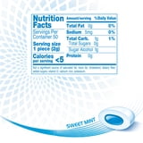 Mentos Gum Sugar-Free Fresh Sweet Mint Chewing Gum, 50 Regular Size Pieces, Bottle