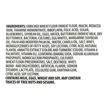 Marketside Baked Blueberry Muffins, 14 oz, 4 Count, Kosher Dairy