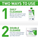 CeraVe Hydrating Facial Cleanser for Normal to Dry Skin, Daily Face Wash for Dryness, 12 fl oz