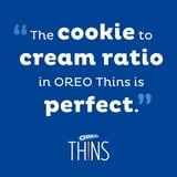 OREO Thins Golden Sandwich Cookies, Family Size, 11.78 oz