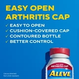 Aleve Pain Relief Caplets Easy Open Arthritis Cap, Naproxen Sodium, 90 Count