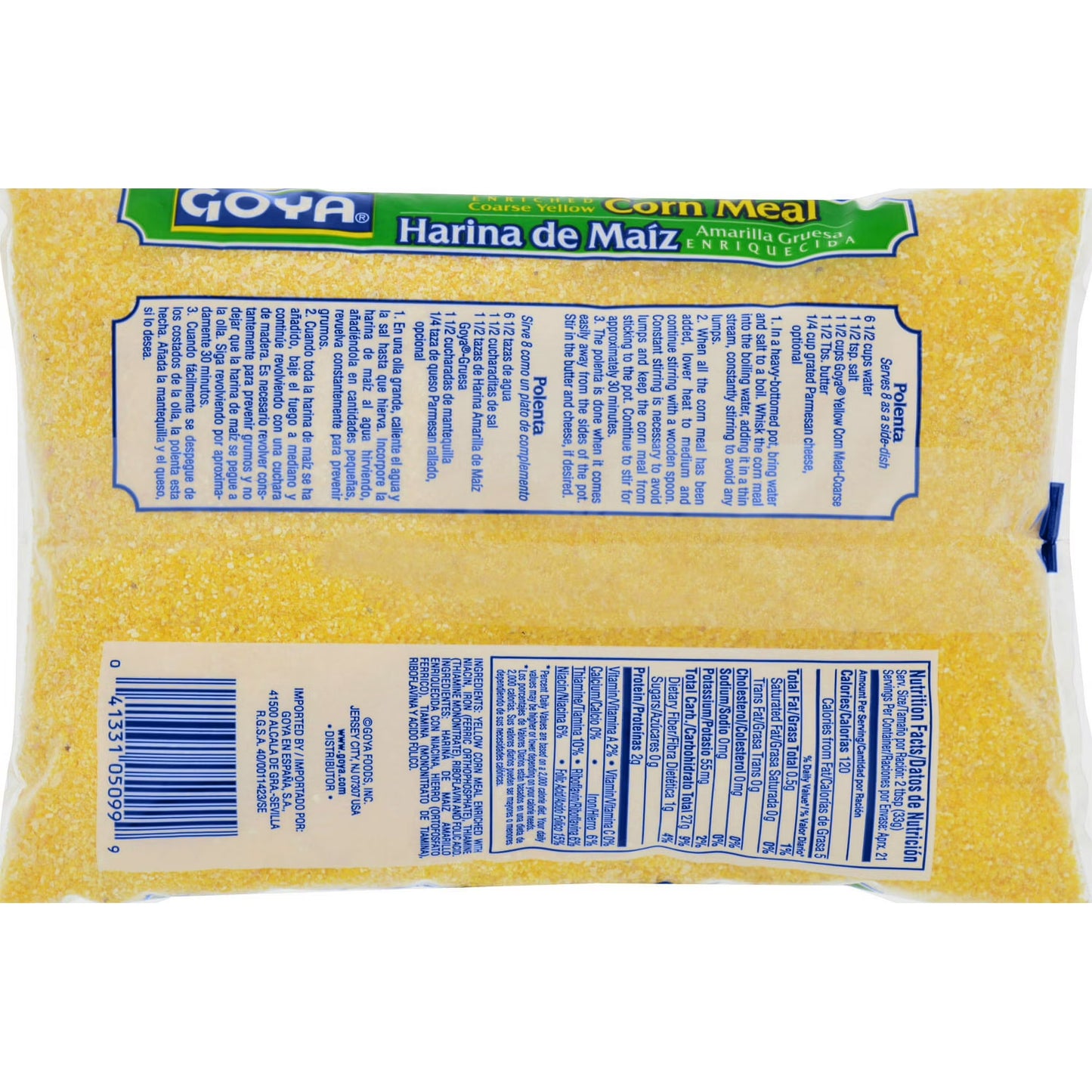 GOYA Enriched Coarse Yellow Corn Meal, 24 Oz