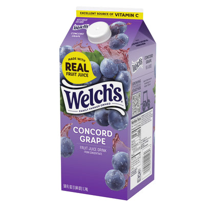 Welch's Concord Grape Fruit Juice Drink, 59 fl oz carton