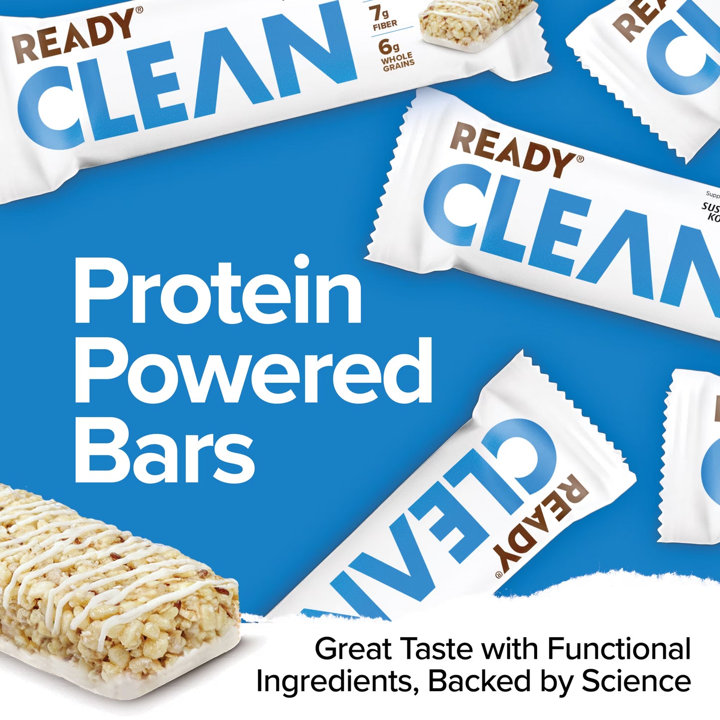Ready Clean Protein Bar, Vanilla Swirl, 5 Count Box Protein Bar