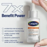 CETAPHIL Vitamin C Serum, Lightweight Face Serum for All Skin Types, Vitamin C, Niacinamide & Sunflower Seed Oil, 1 fl oz
