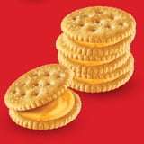 (3 pack) RITZ Cheese Sandwich Crackers, Lunch Snacks, 8 Snack Packs (6 Cracker Sandwiches Per Pack)