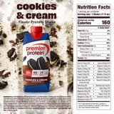 Premier Protein 30g High Protein Shake, Cookies and Cream, 11 fl. oz., 15 pk.