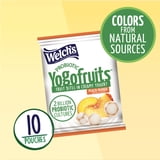 Welch's Probiotic Yogofruit Peach Mango Fruit Snacks, .7 oz, 10 Count