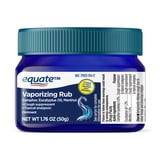 (4 pack) Equate Vaporizing Rub Topical Analgesic & Cough Suppressant Ointment, 1.76 oz, Compare to Vicks VapoRub Active Ingredients