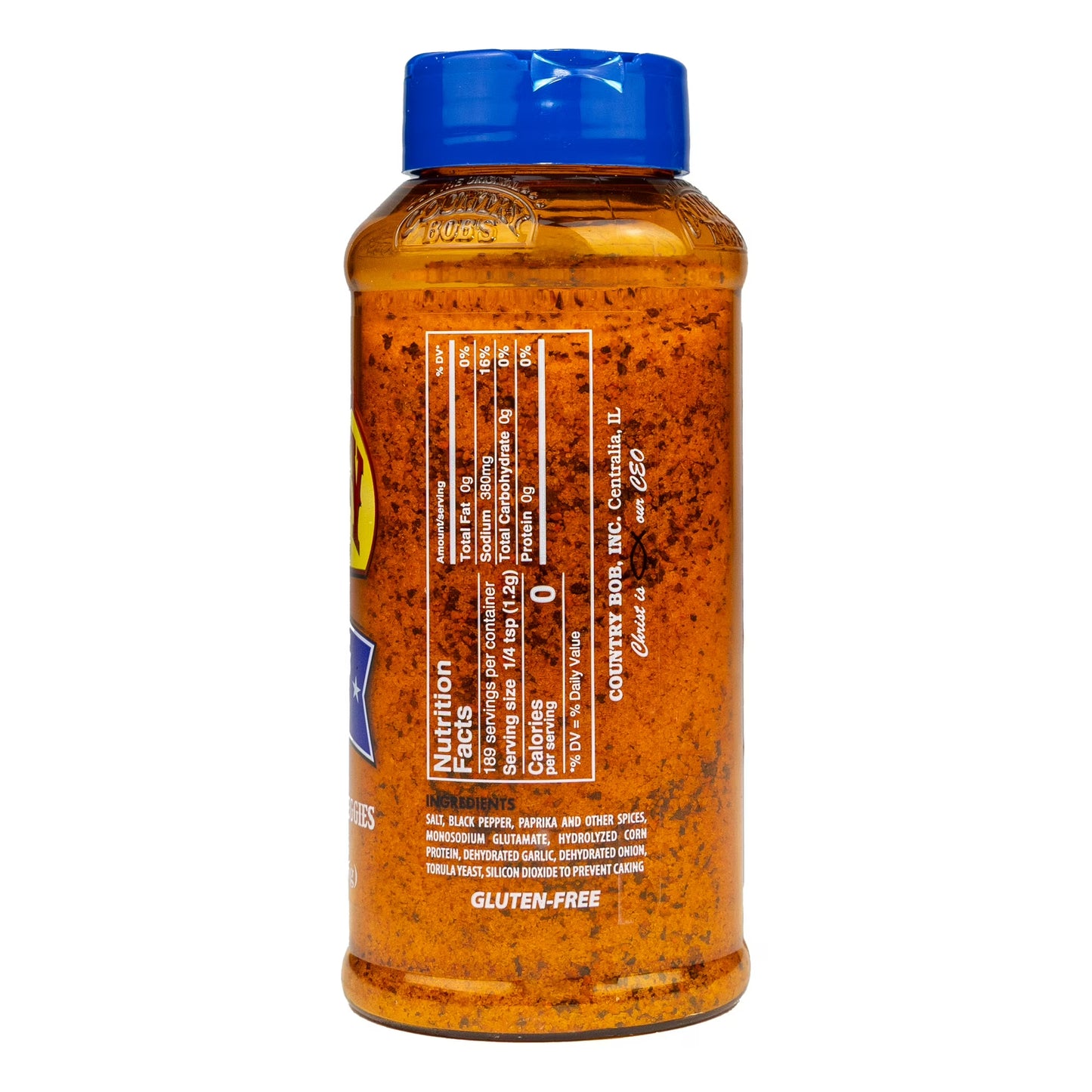 Country Bob's Seasoning Salt for Barbecue & Seasoning, 8oz