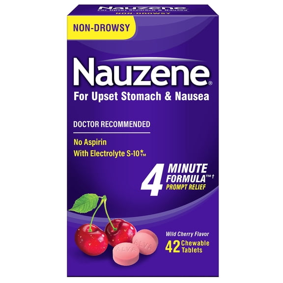 Nauzene Chewable Tablets 42 Count