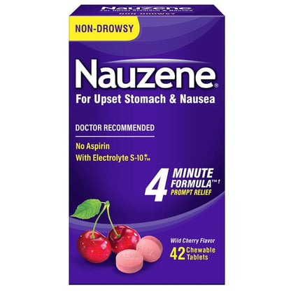 Nauzene Chewable Tablets 42 Count