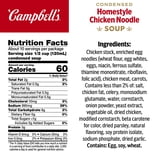(3 pack) Campbell’s Condensed Homestyle Chicken Noodle Soup, 10.5 oz Can (4 Pack)
