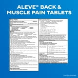 Aleve Back & Muscle Pain Reliever Naproxen Sodium Tablets, 90 Count