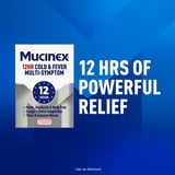 Mucinex 12 Hour Cold and Flu Medicine for Adults, 50 Tablets