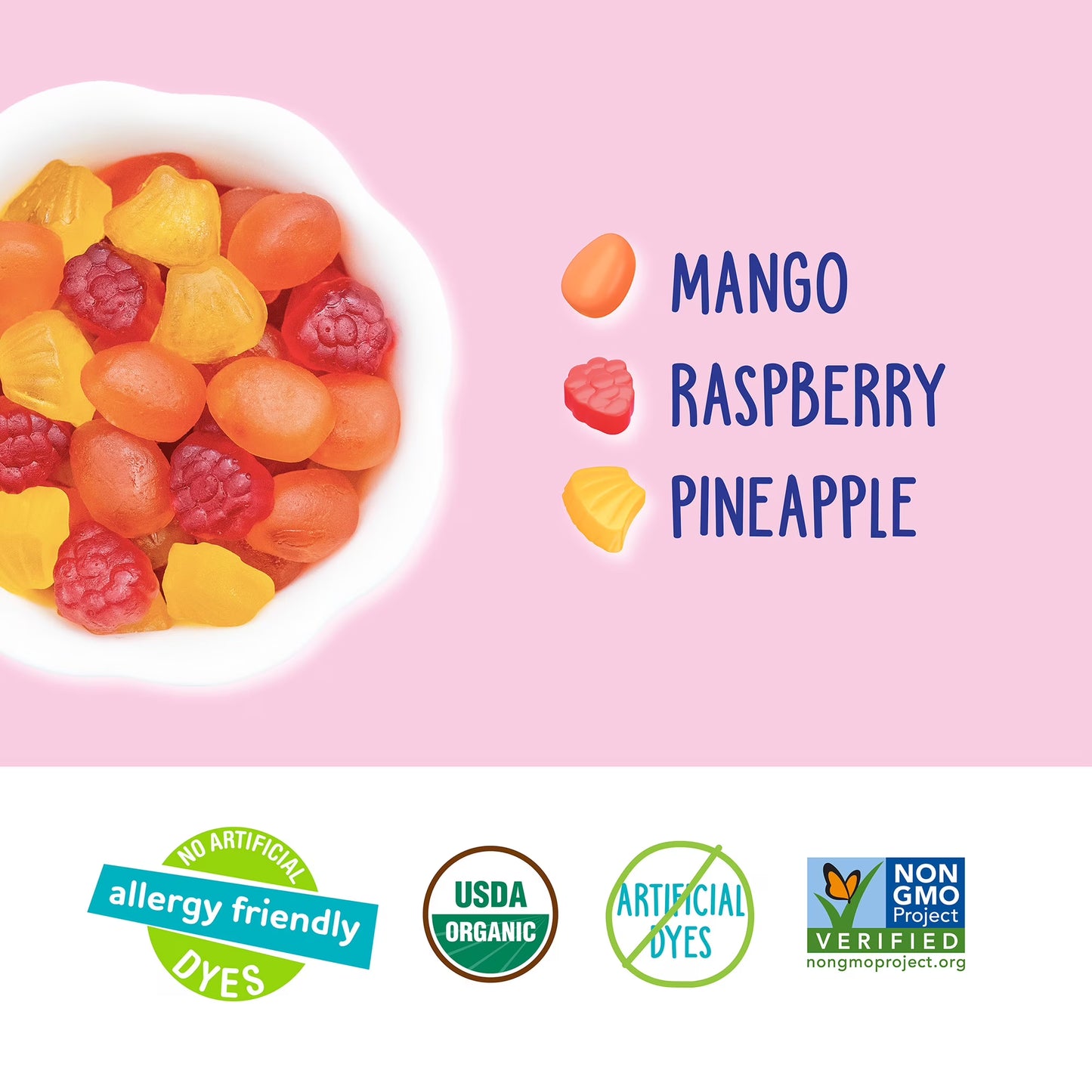 YumEarth Organic Tropical Fruit Snacks, Gluten Free, Shelf-Stable, 10 Ct Box