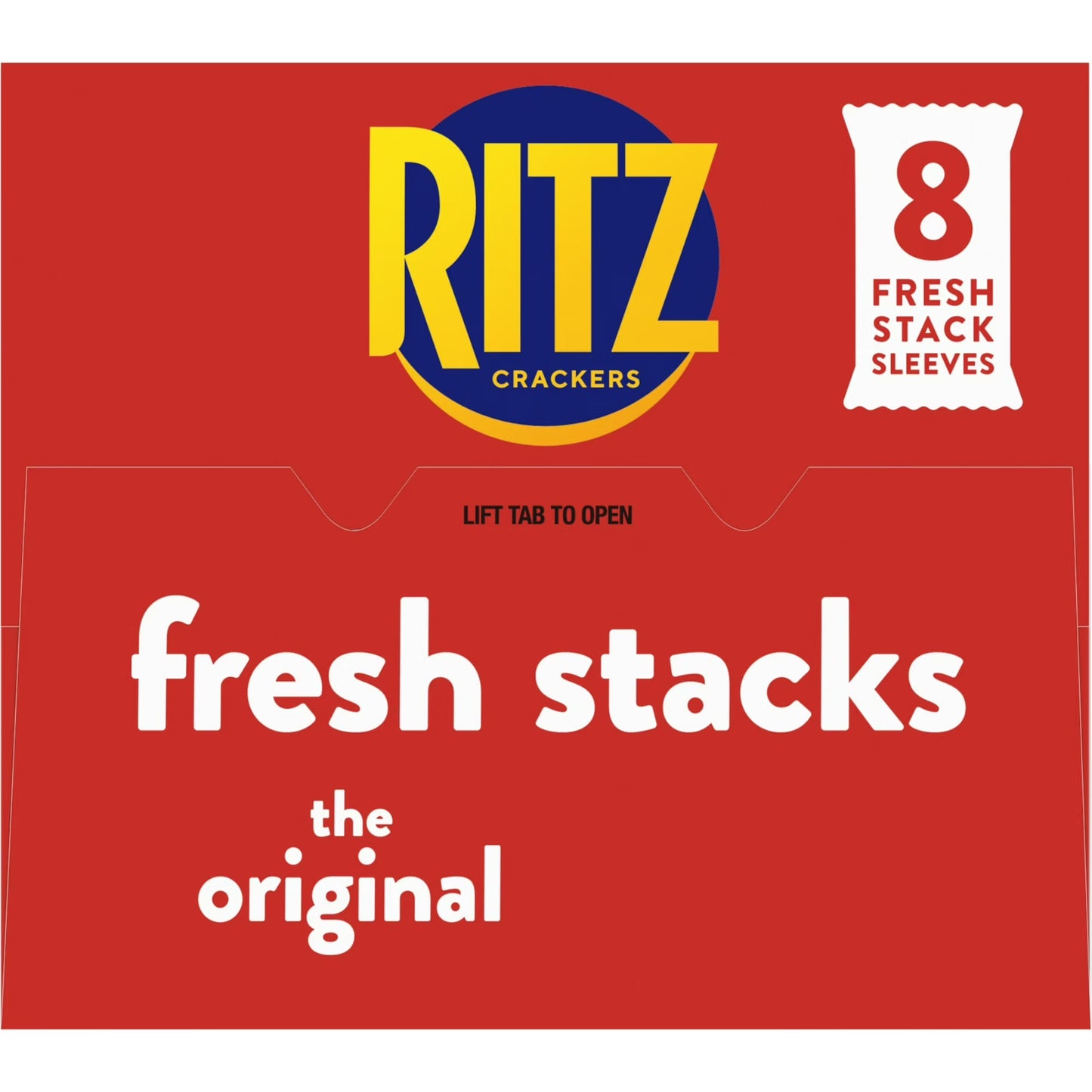 RITZ Fresh Stacks Original Crackers, Travel Snacks, 11.8 oz (8 Multi Snack Packs)
