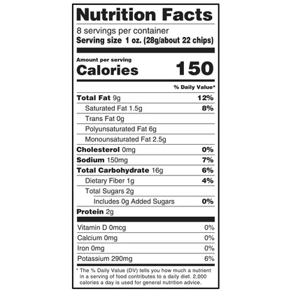 (6 pack) bettergoods Chef Inspired Smoked Gouda Mac N' Cheese Flavored Wavy Potato Chips, 8 oz