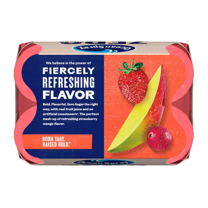 Ocean Spray ZERO Sugar Strawberry Mango Juice Drink, 10 Fl Oz Bottle, 6 Count