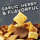 Chex Mix Bold Garlic and Herb Snack Mix, Salty Snacks Tub, 20 oz