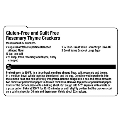Great Value Superfine Blanched Almond Flour, Gluten-Free, 2 lb