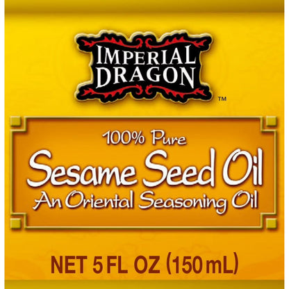 (2 pack) Imperial Dragon 100% Pure Sesame Seed Oil, 5 fl oz