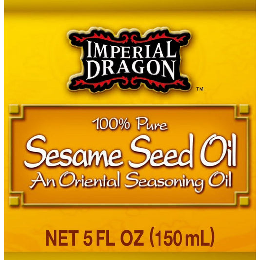 (2 pack) Imperial Dragon 100% Pure Sesame Seed Oil, 5 fl oz